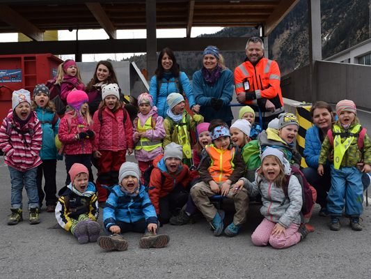 Waldkindergarten Bludenz jagt das Mollmonster