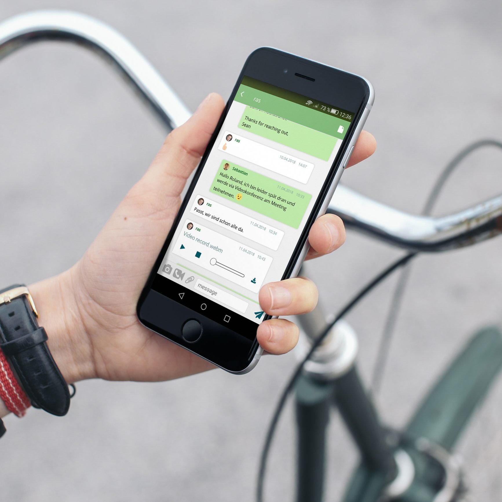 Die erste Caht App Österreichs kommt aus Vorarlberg.