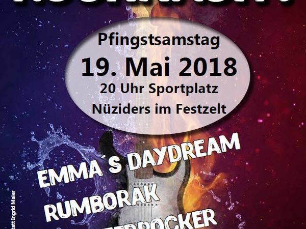 Nüziger Rock-Nacht mit drei Bands