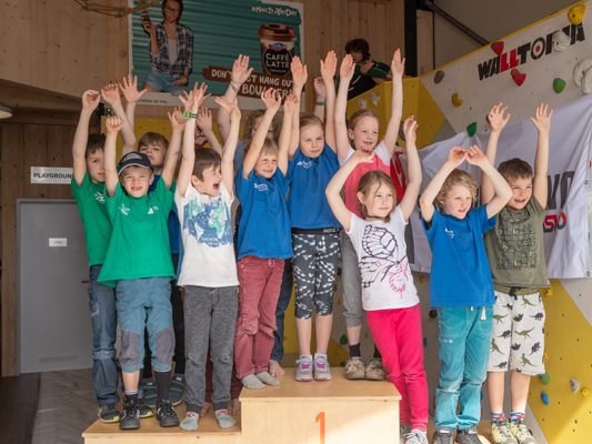 Die Gewinner bei den Kindern.