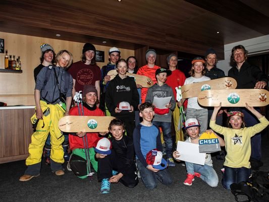 Alle Teilnehmer der 1. SCA-Freeride Clubmeisterschaft