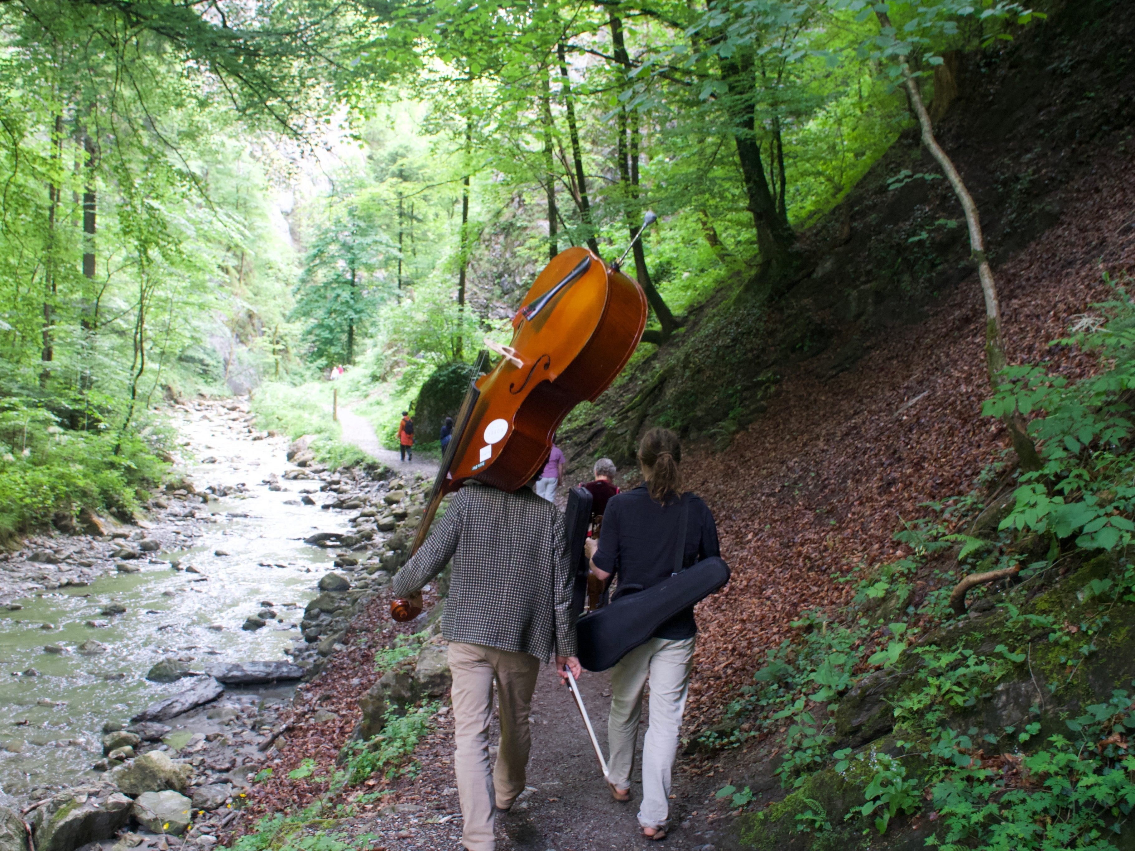 Musikalischer Spaziergang in Arbogast.
