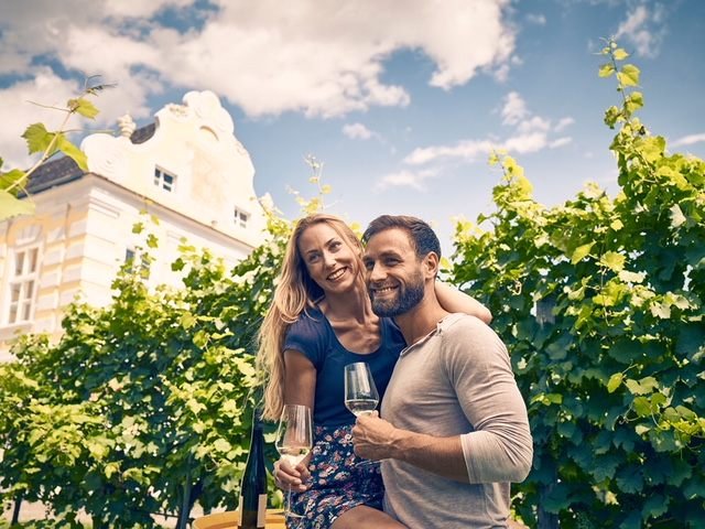 Der Weinfrühling lockt zum Verkosten. Der Weinfrühling lockt zum Verkosten.