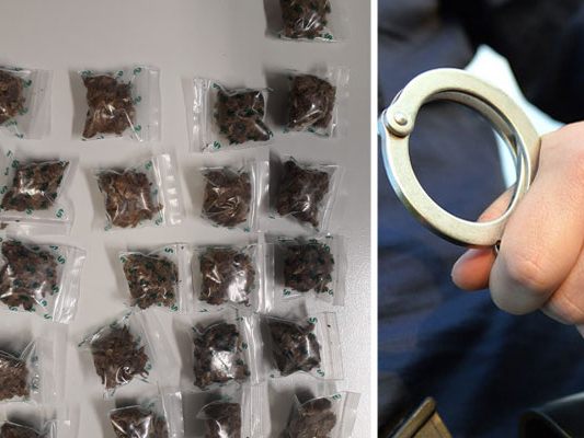 Der 21-jährige wurde nach dem Suchtmittelgesetz angezeigt.