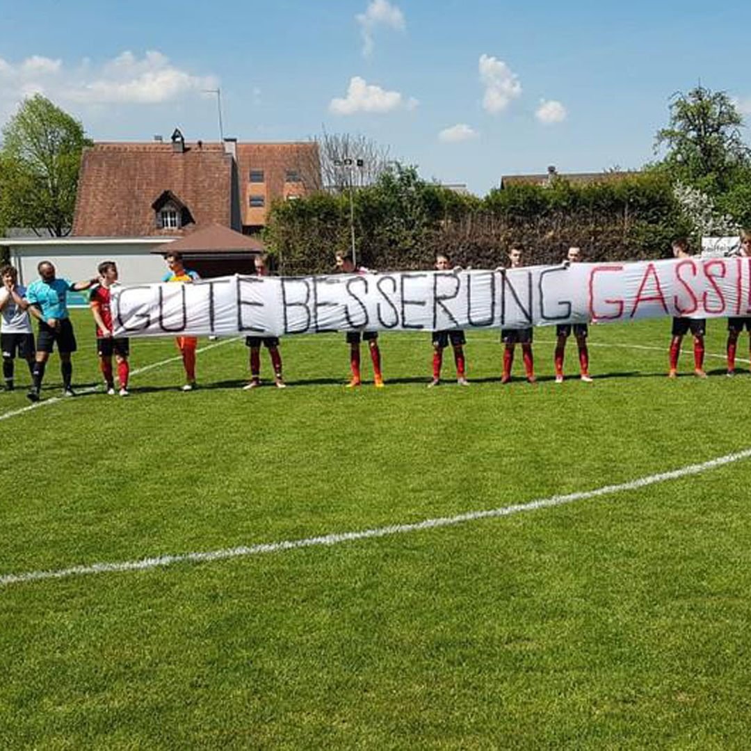 Nachwuchs wünscht gute Besserung.