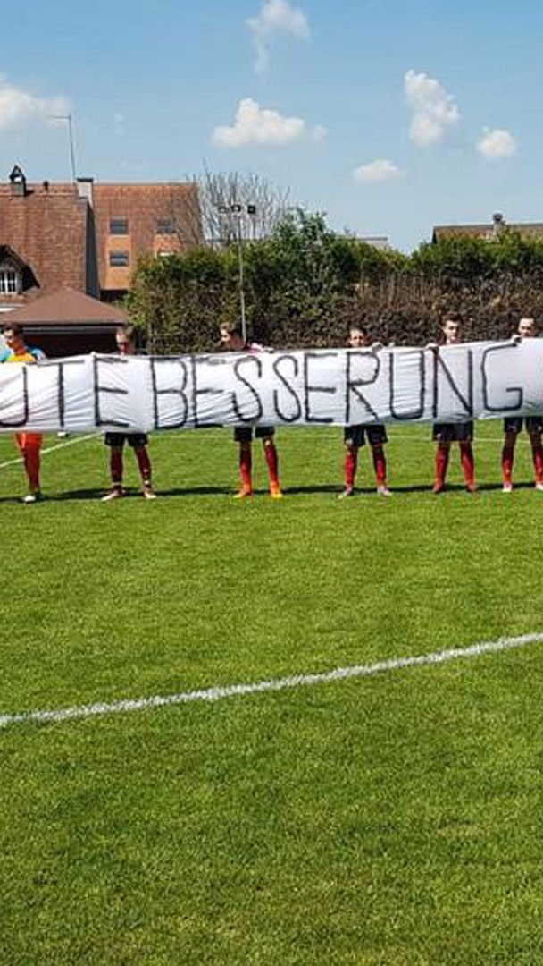 Nachwuchs wünscht gute Besserung.