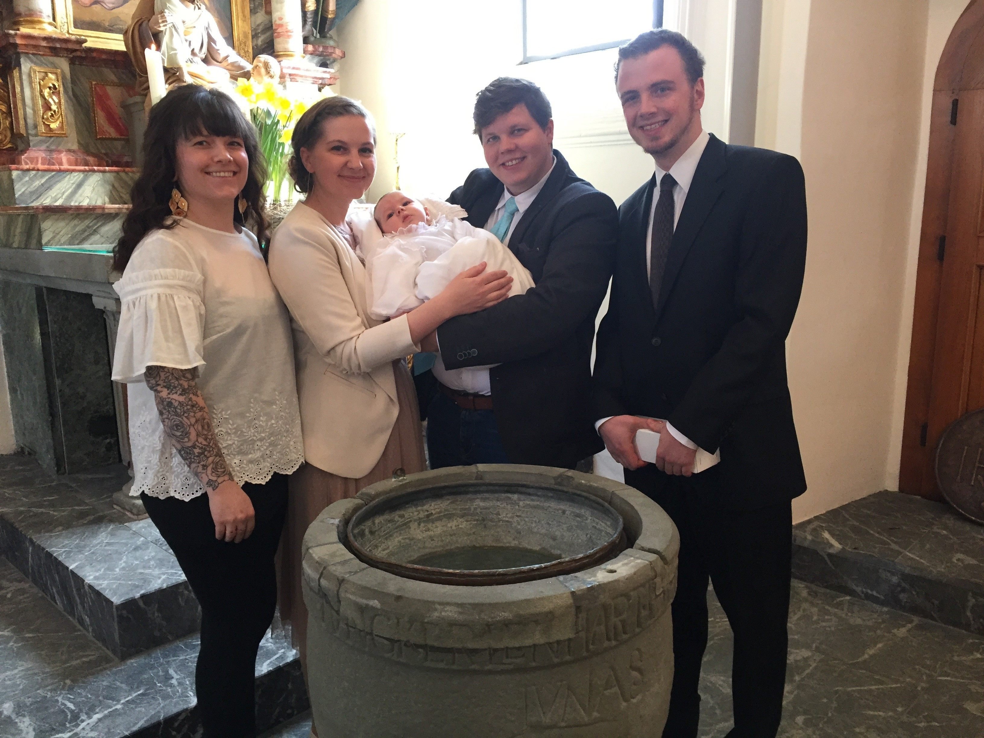 Taufe von Jonah Gensberger in Rankweil.