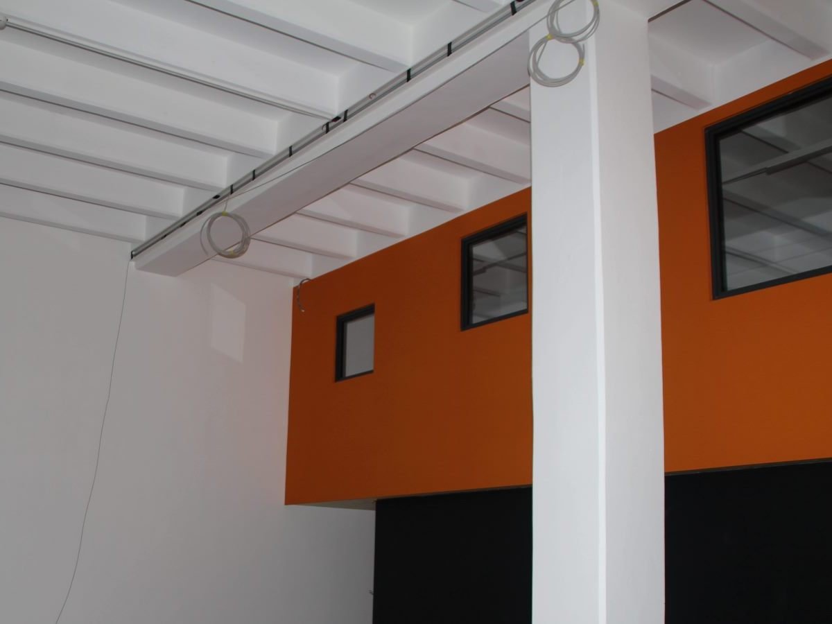 Das neue Jugendhaus in der Energiefabrik an der Samina nimmt Gestalt an. Das neue Jugendhaus in der Energiefabrik an der Samina nimmt Gestalt an.