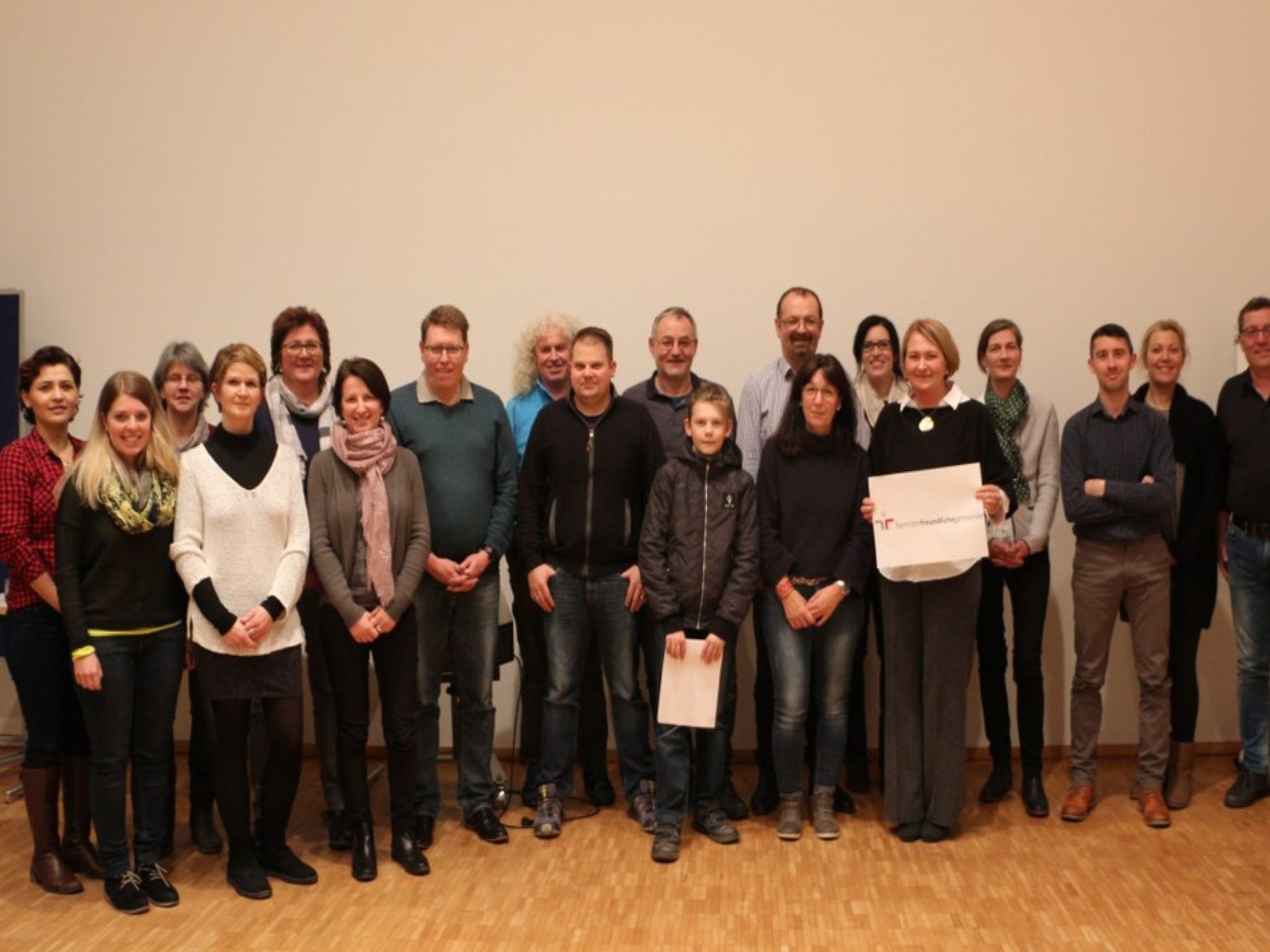 Das Team des Audits "familienfreundlichegemeinde" in äder