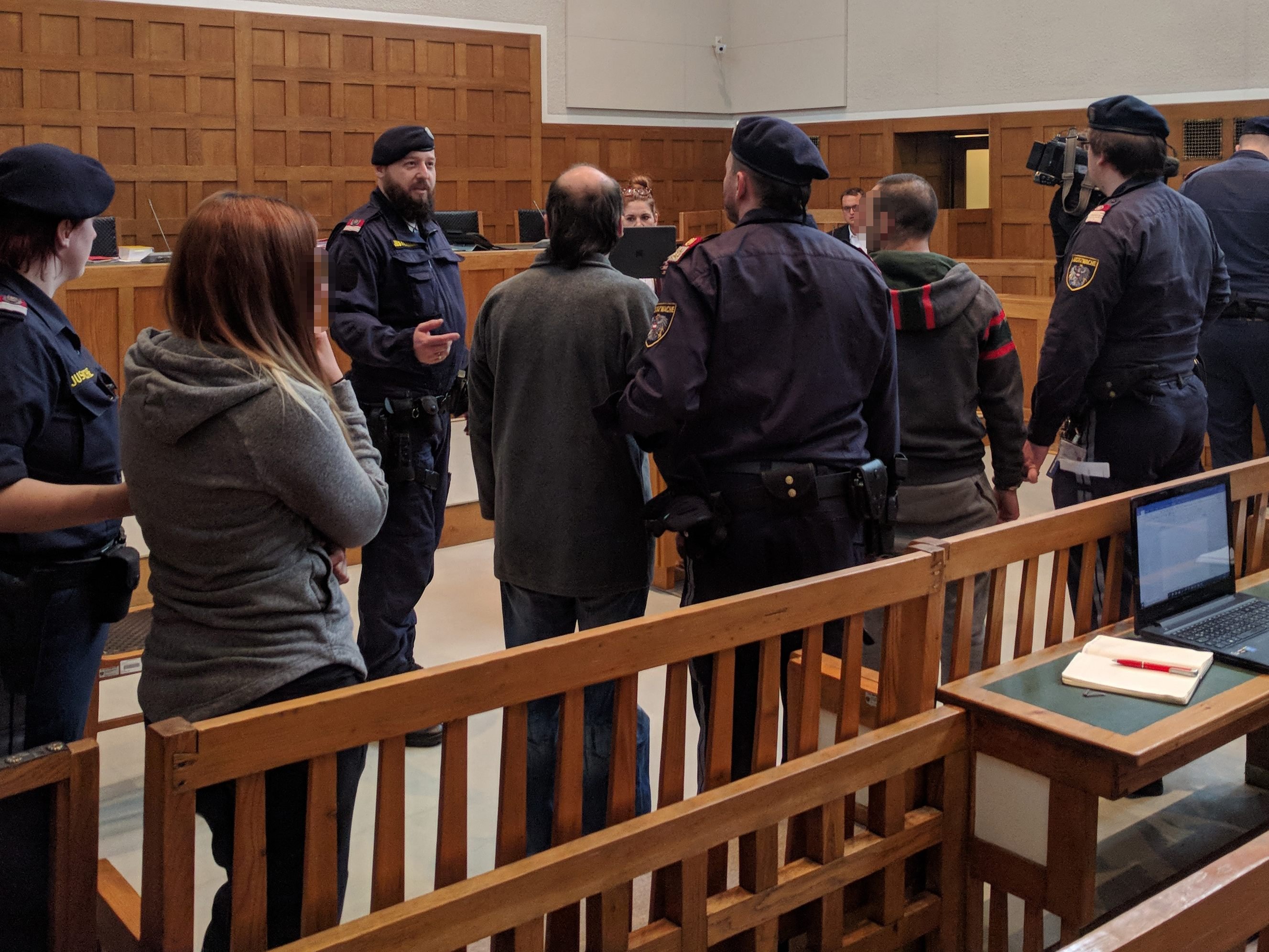 Prozess am Landesgericht in Feldkirch. Prozess am Landesgericht in Feldkirch.