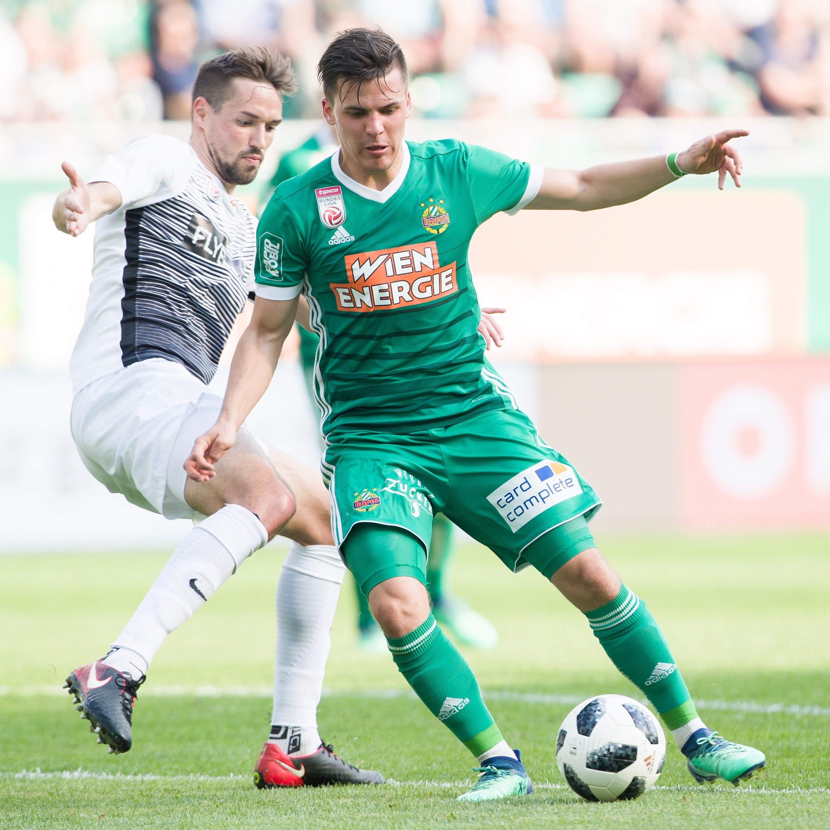 Rapid Wien konnte das Match gegen Admira für sich entscheiden.