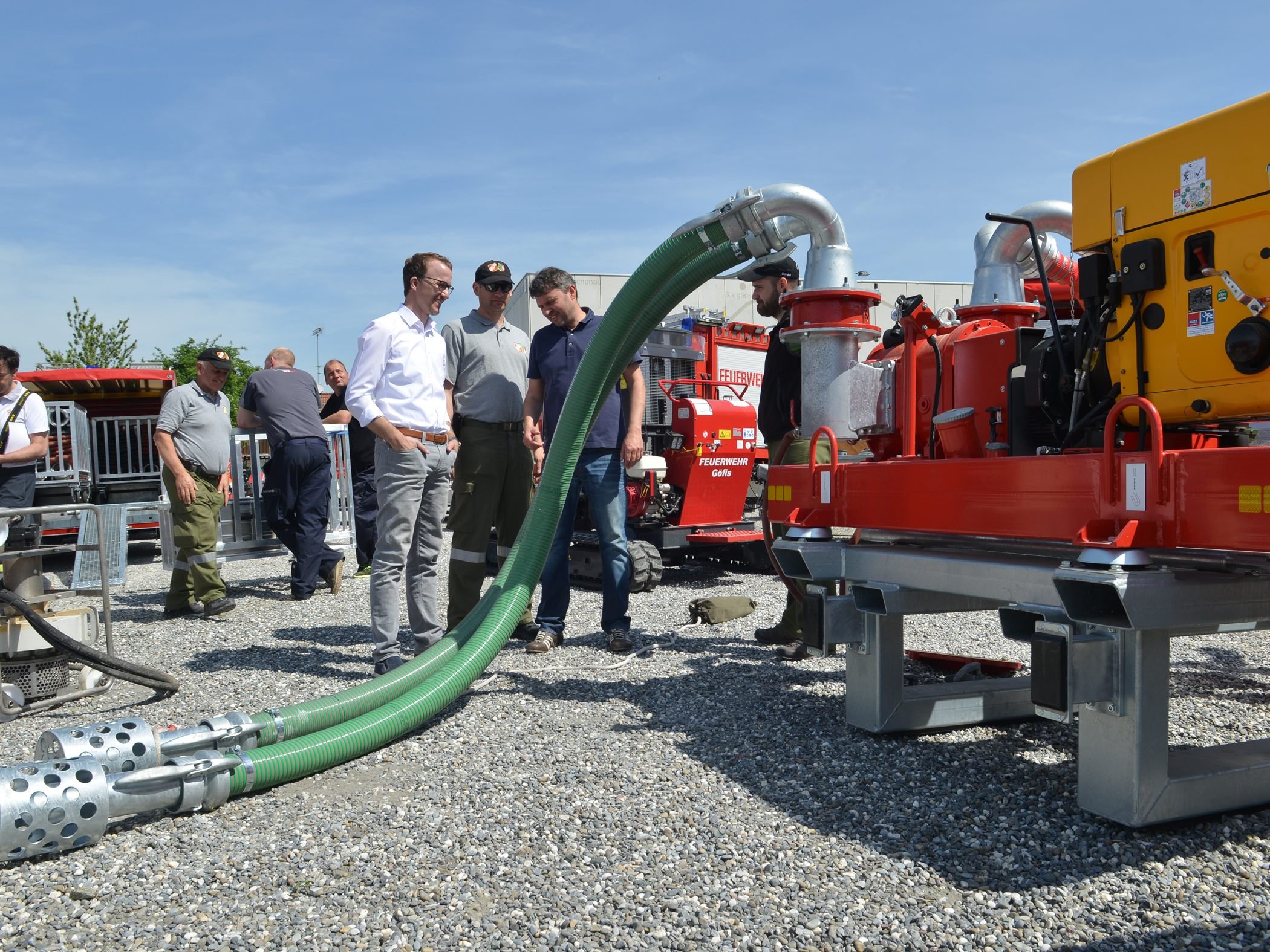 LR Gantner informierte sich vor Ort