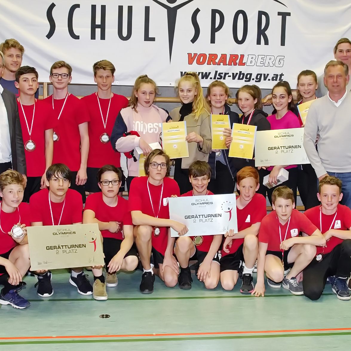 Hervorragende Leistungen bei Schul Olympics in Wolfurt.