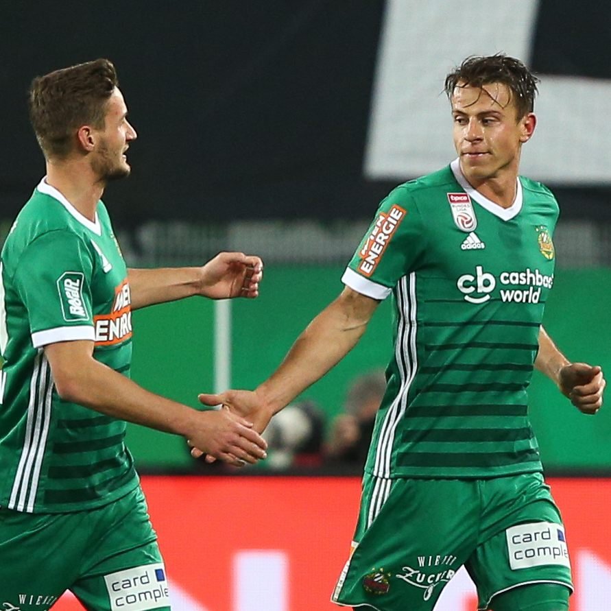 Das sind die Stimmen zum Spiel Rapid Wien gegen SKN St. Pölten.