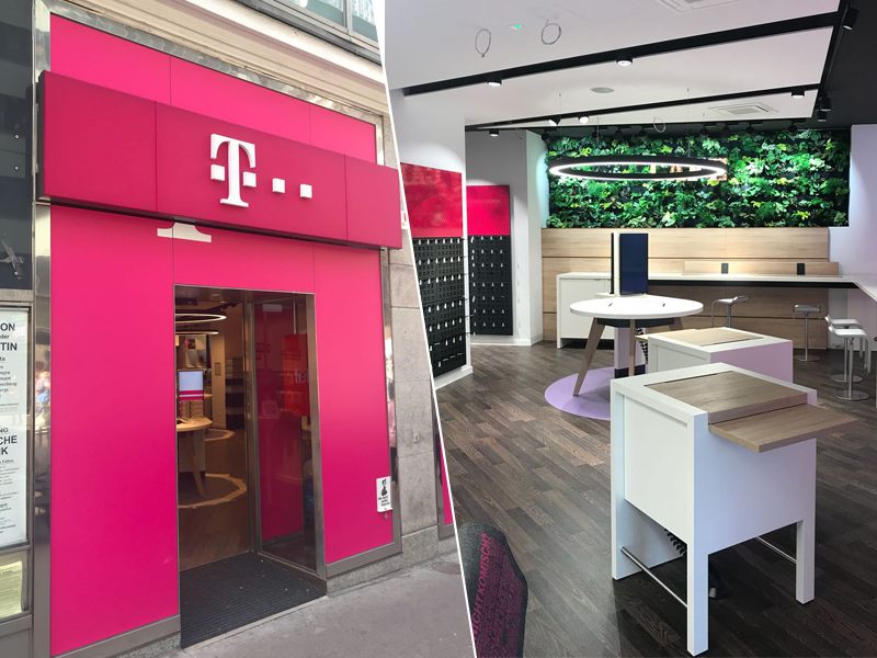 Am 11. April 2018 öffnet in der Rotenturmstraße 17 im ersten Wiener Gemeindebezirk zum ersten Mal der T-Mobile-Flagship-Store.