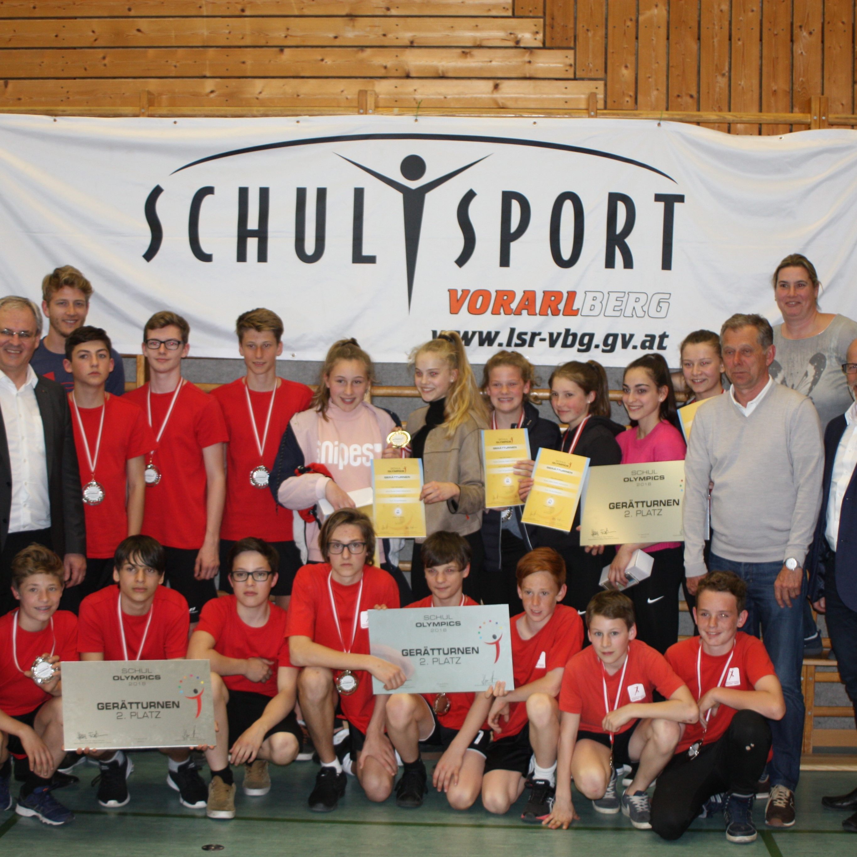 Alle Medaillengewinner der Vorarlberger Schulen