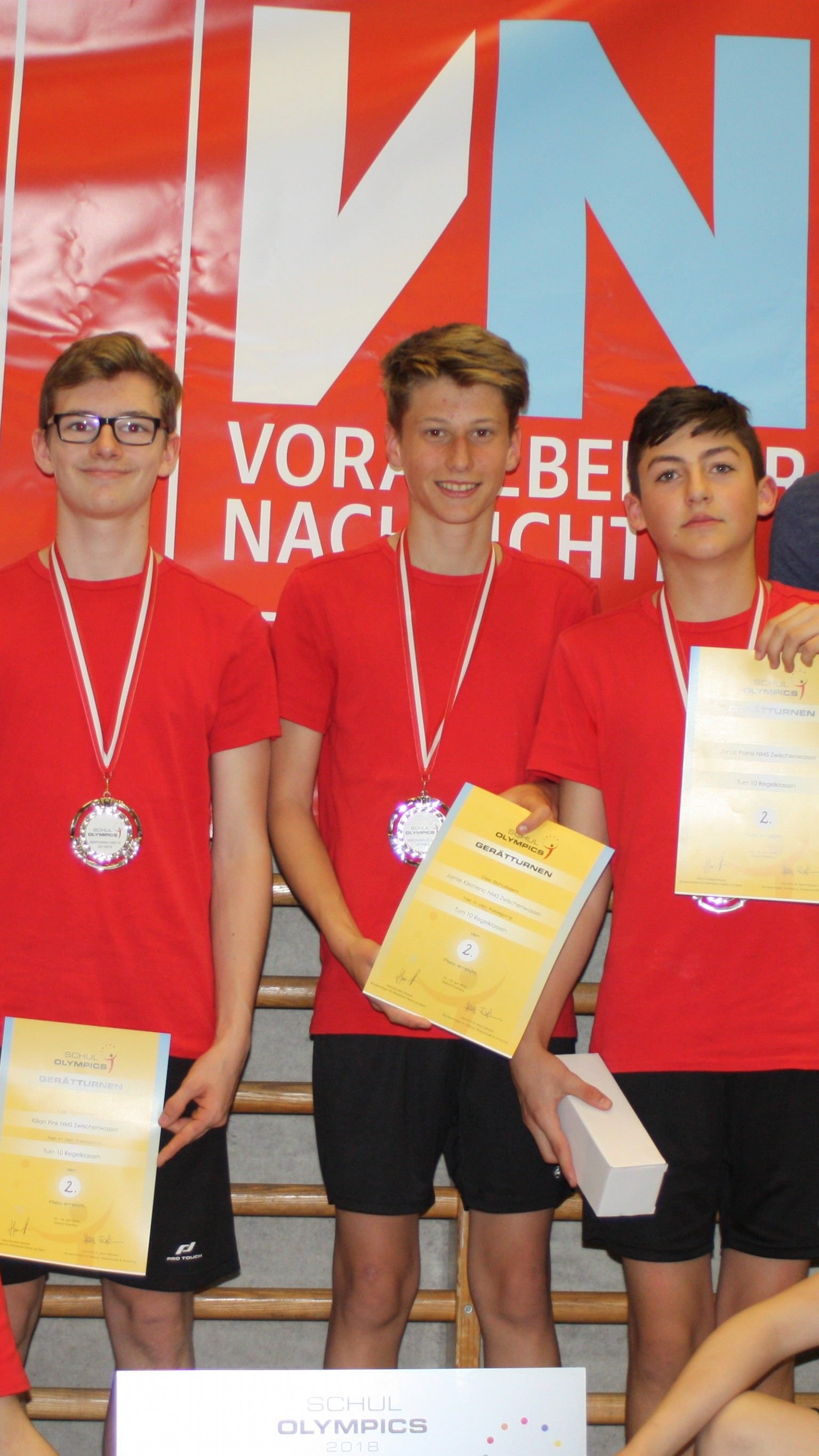 Historischer zweiter Platz für die NMS Zwischenwasser