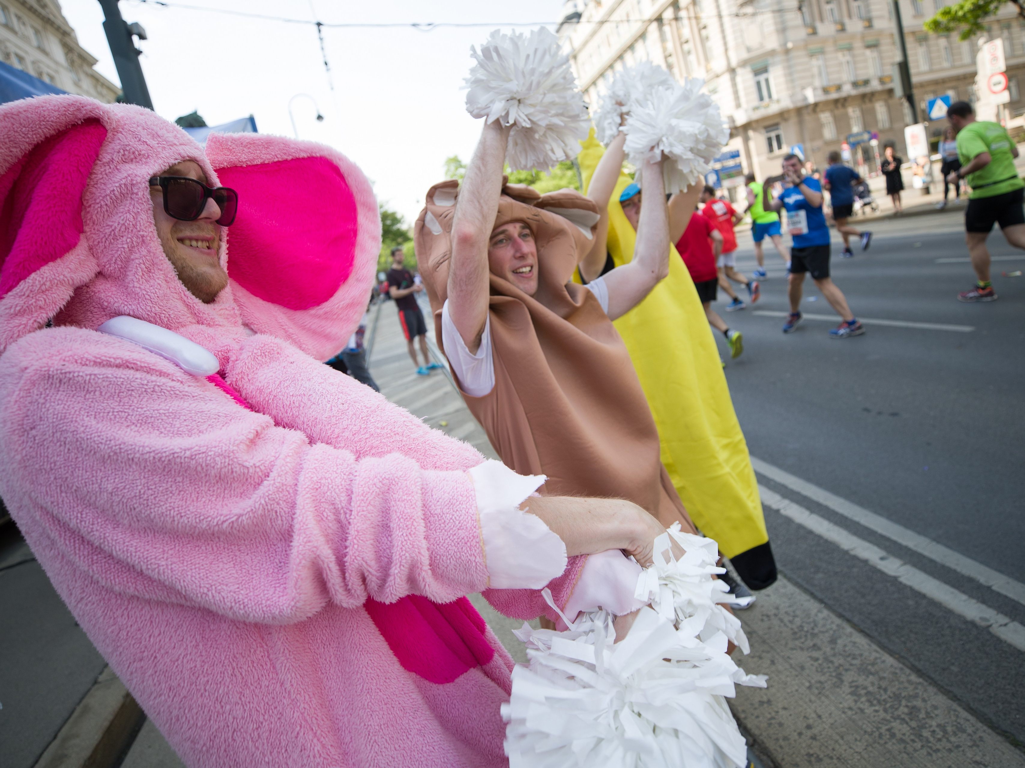 Der Vienna City Marathon lief trotz Hitze wie geschmiert. Der Vienna City Marathon lief trotz Hitze wie geschmiert.