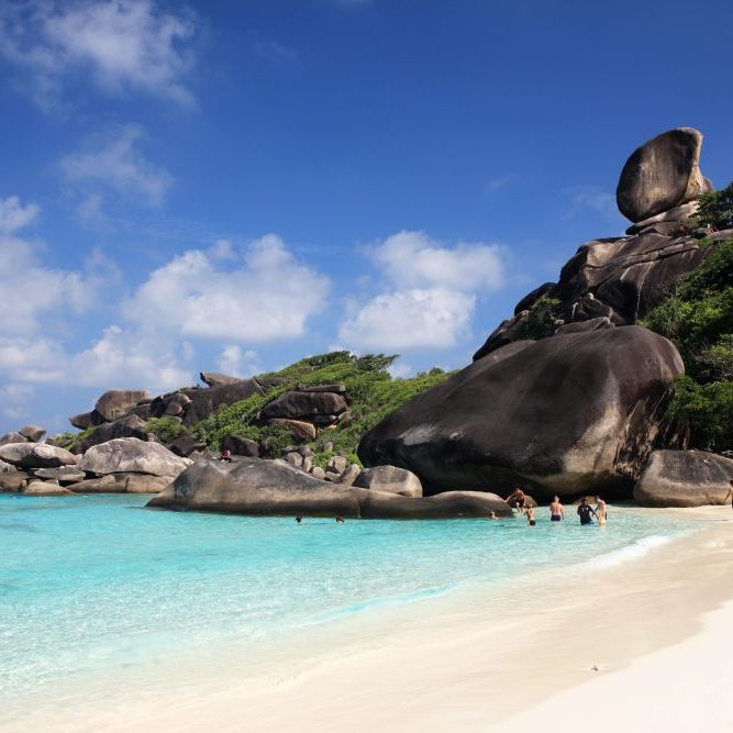 Phang Nga Similan National Marine Park.