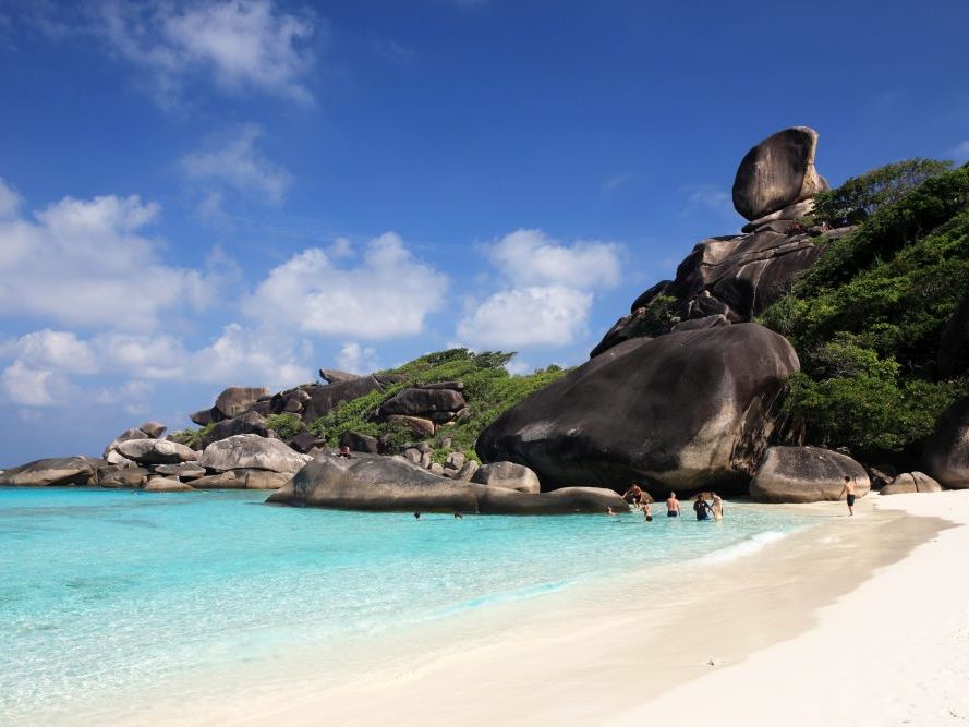 Phang Nga Similan National Marine Park.