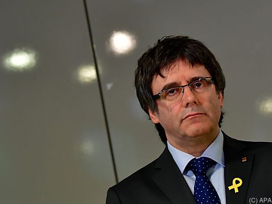 Puigdemont wird in Spanien Rebellion vorgeworfen Puigdemont wird in Spanien Rebellion vorgeworfen