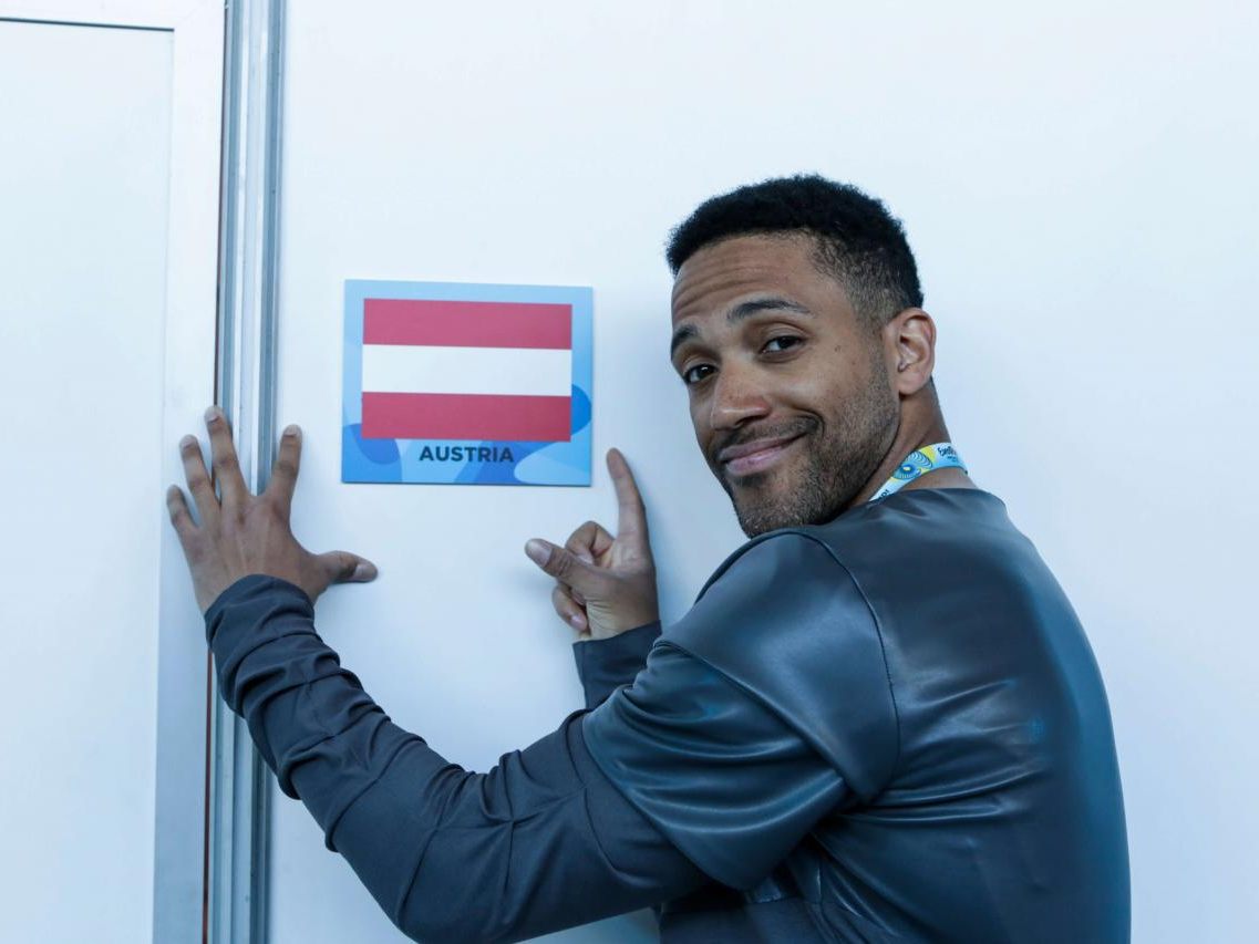 Das Abenteuer ESC ist für Cesar Sampson voll im Gange. Das Abenteuer ESC ist für Cesar Sampson voll im Gange.
