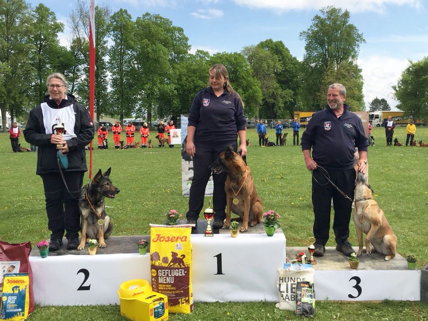 Die beiden Hunde konnten Gold und Bronze abstauben.