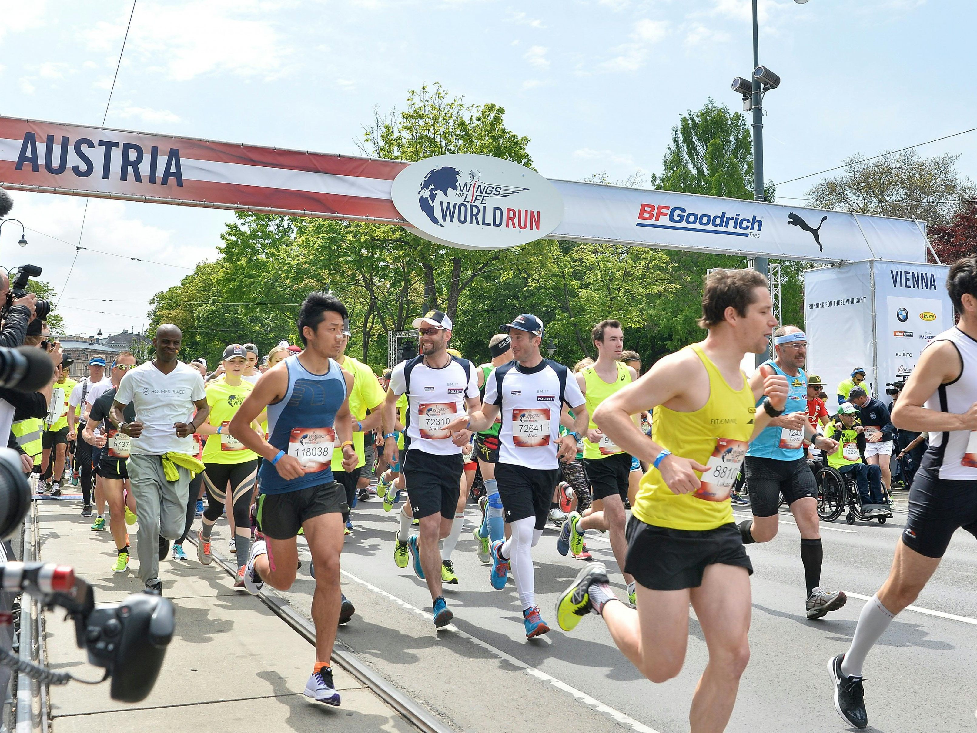 Am Sonntag sind wieder tausende Teilnehmer beim "Wings for Life World Run" dabei.