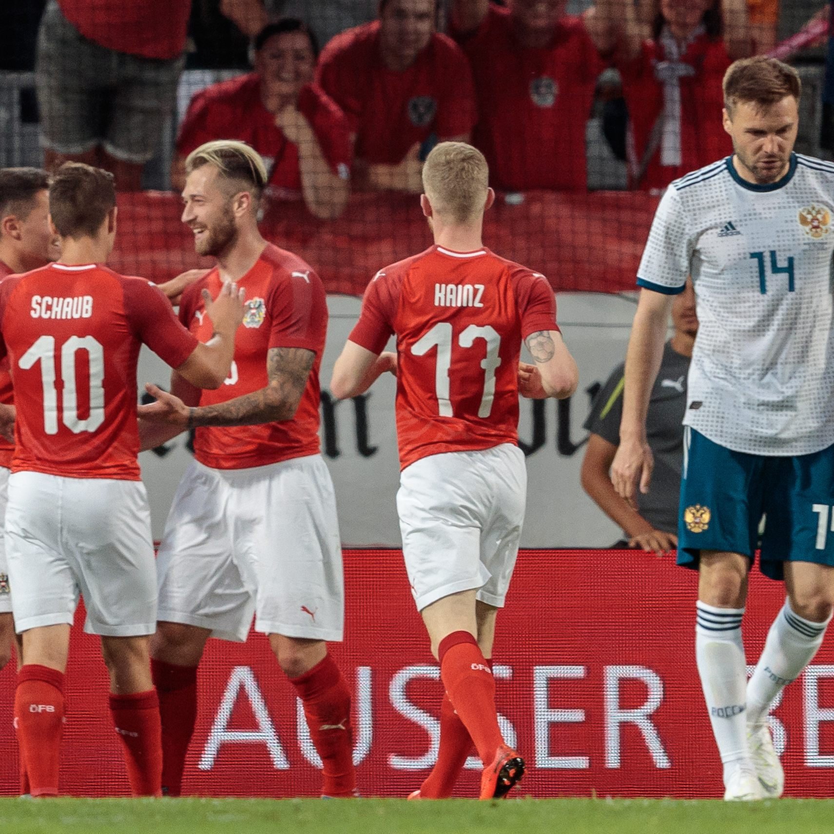 Österreich setzte sich im Freundschaftsspiel gegen Russland mit 1:0 durch.