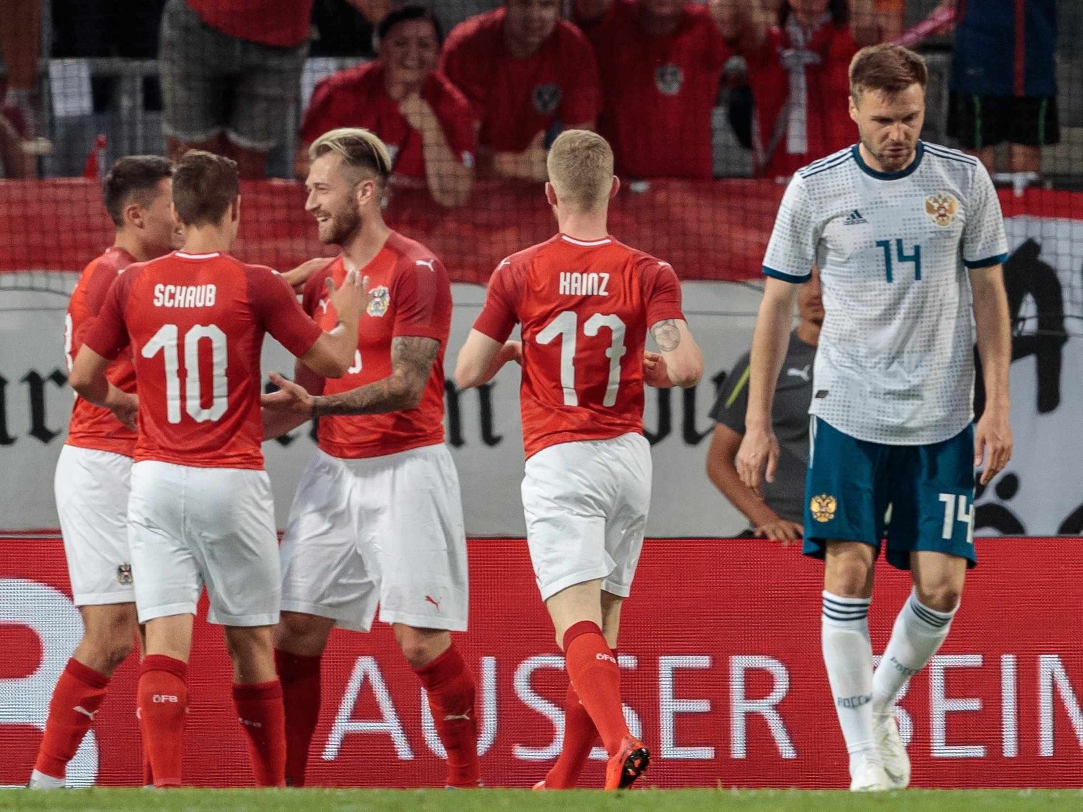 Österreich setzte sich im Freundschaftsspiel gegen Russland mit 1:0 durch.