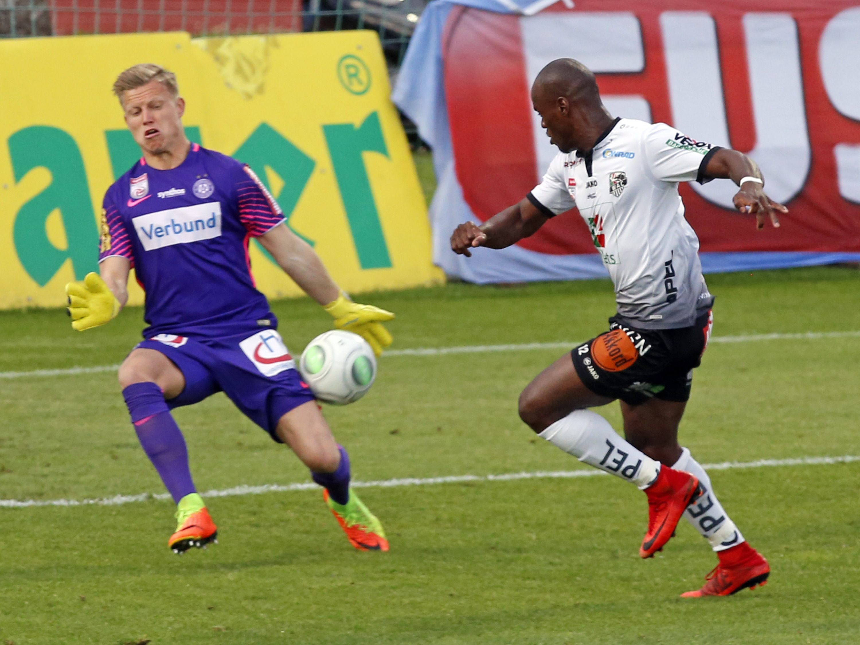 Wie auch am Samstag waren die "Veilchen" in schlechter Form.