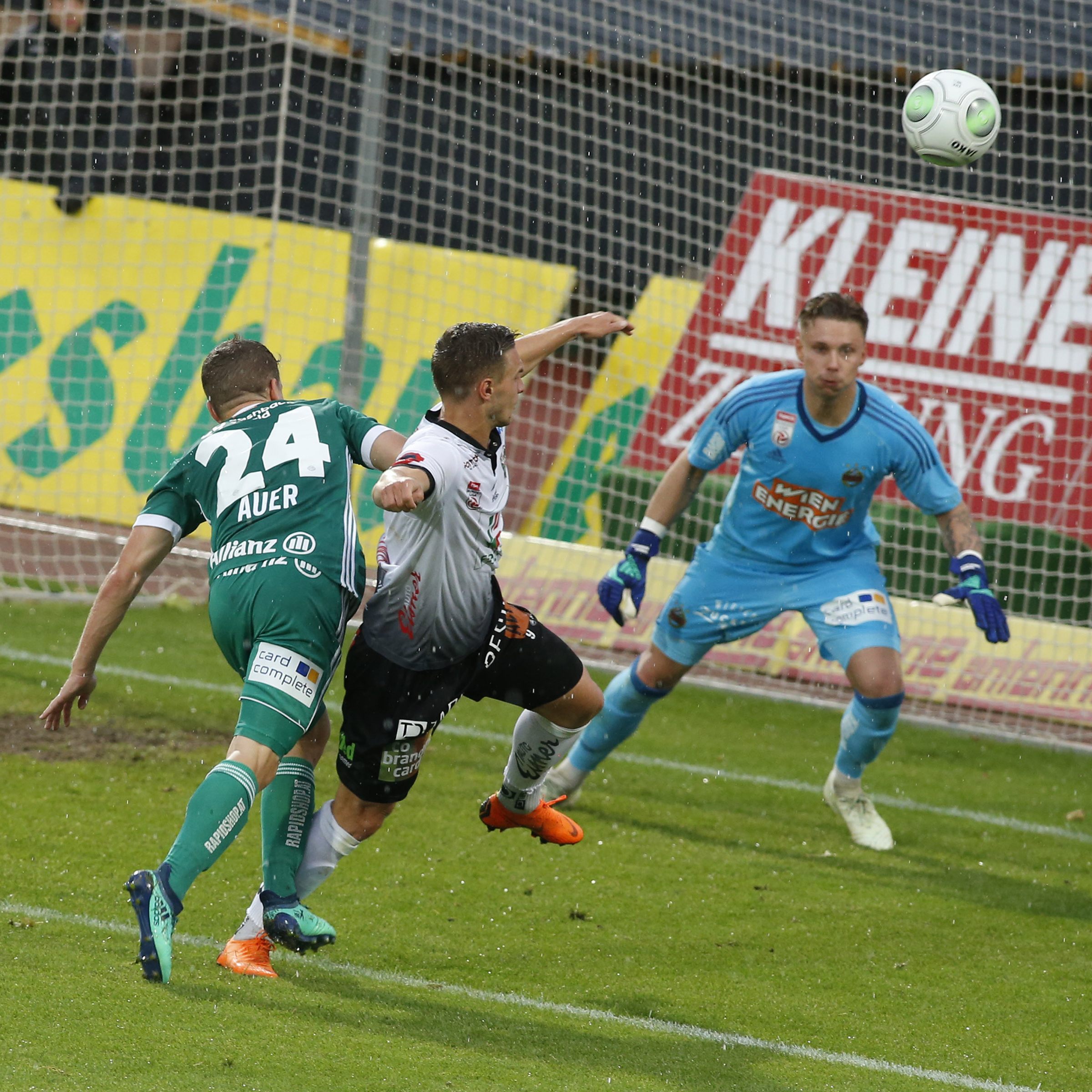 Die "Hütteldorfer" konnten ihre Chancen nicht nutzen.