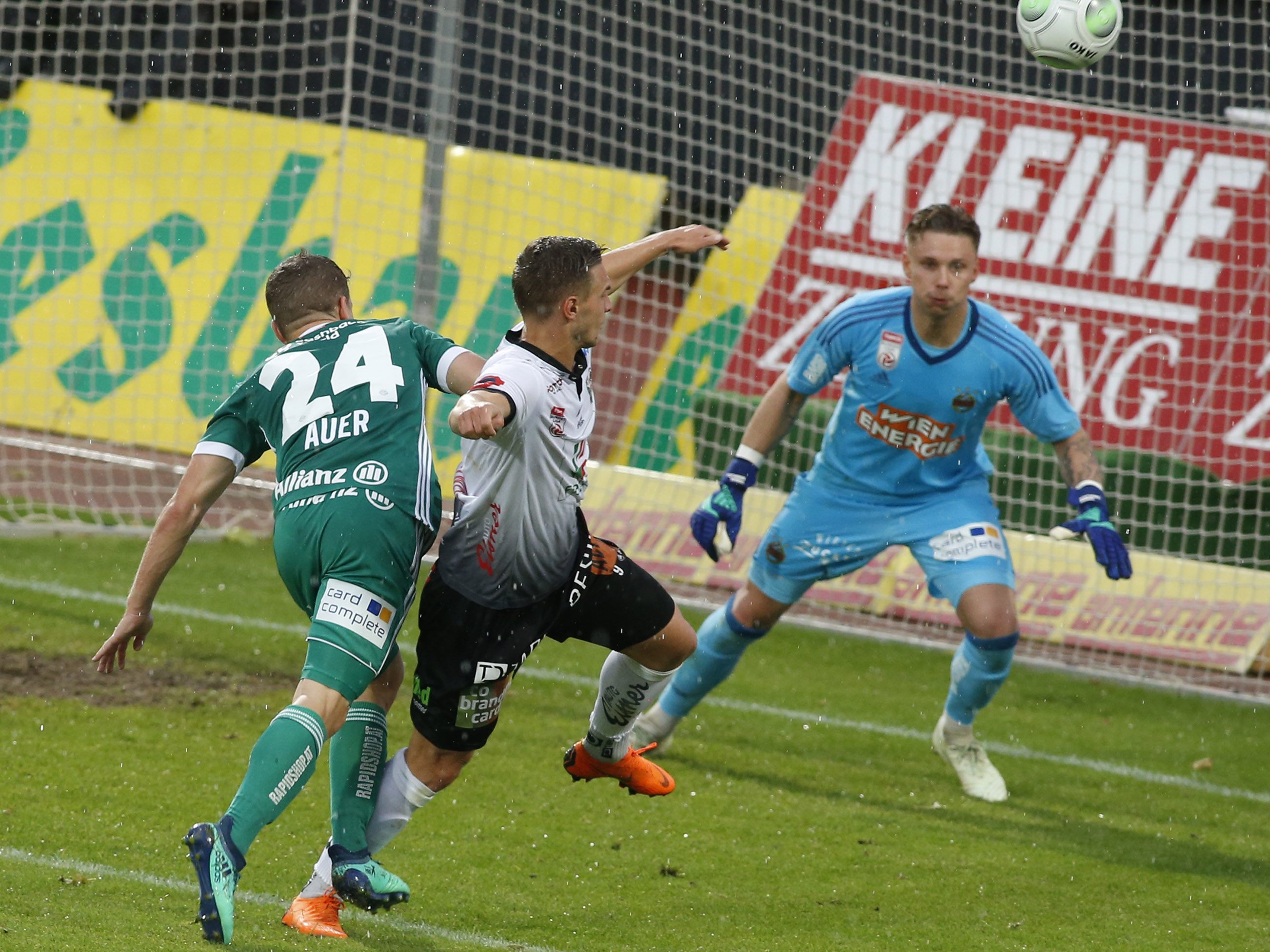 Die "Hütteldorfer" konnten ihre Chancen nicht nutzen. Die "Hütteldorfer" konnten ihre Chancen nicht nutzen.