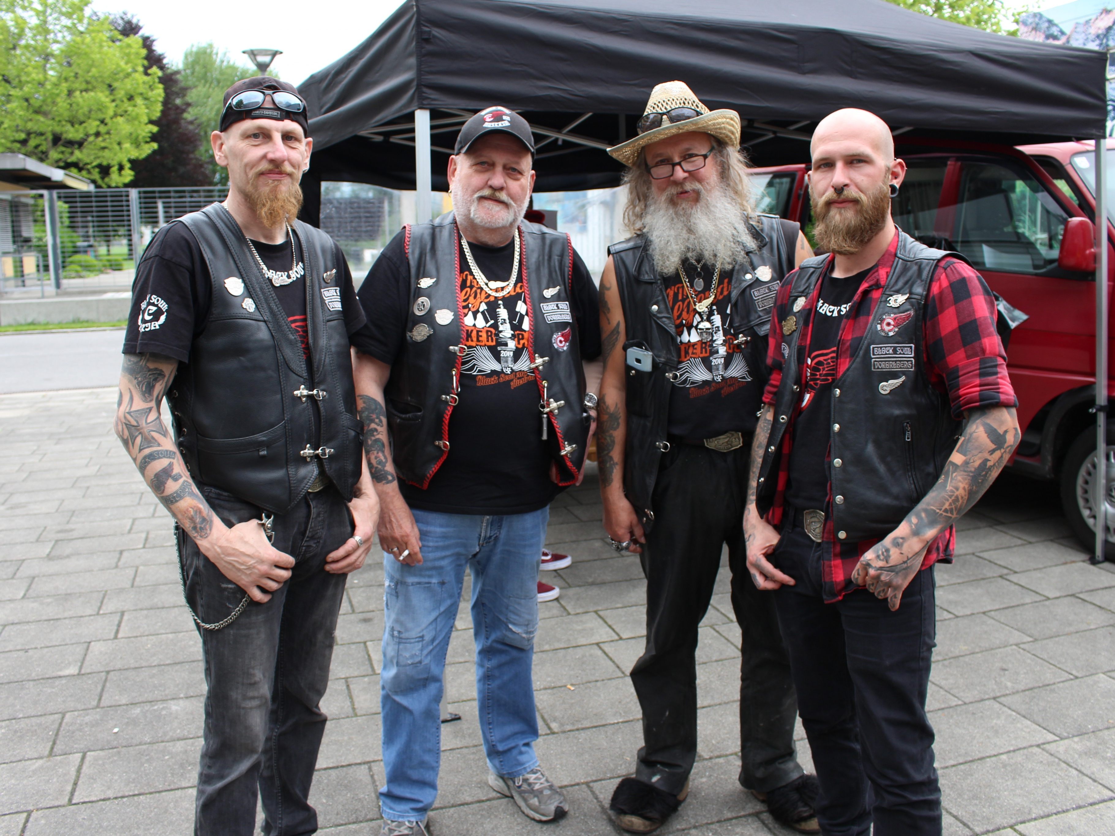 Die Biker vom Black Soul MC sind wahre Urgesteine. Der Club feierte jetzt seinen 50. Geburtstag mit einem großen Fest.