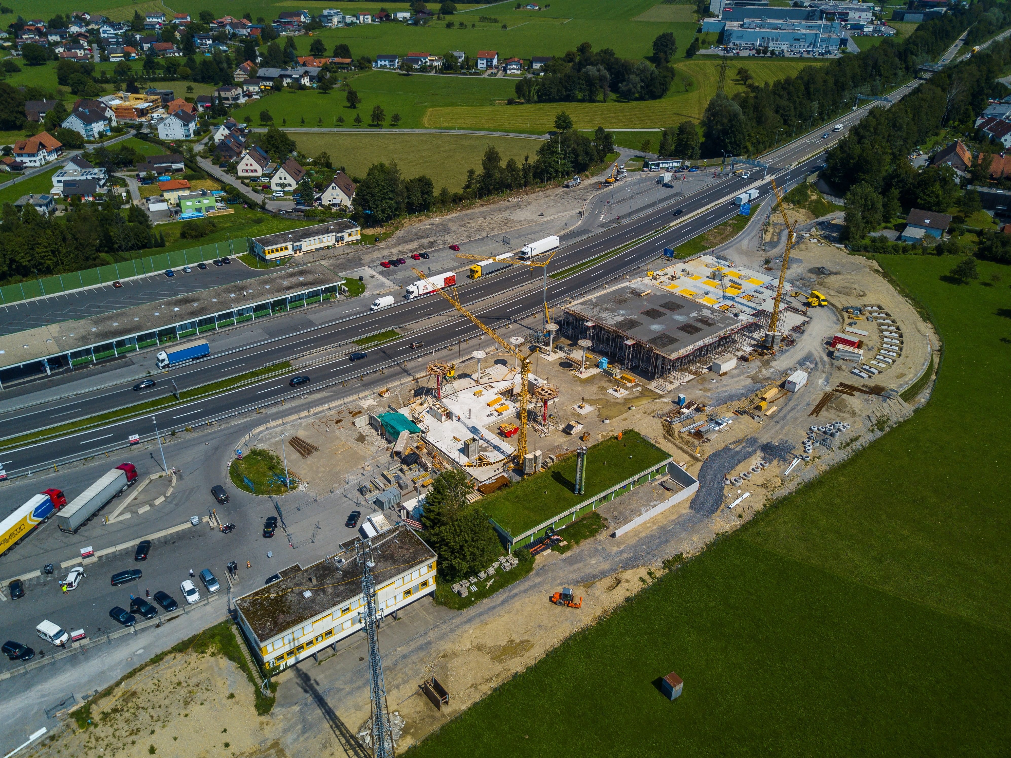 Die Raststation in Hörbranz im August 2017.