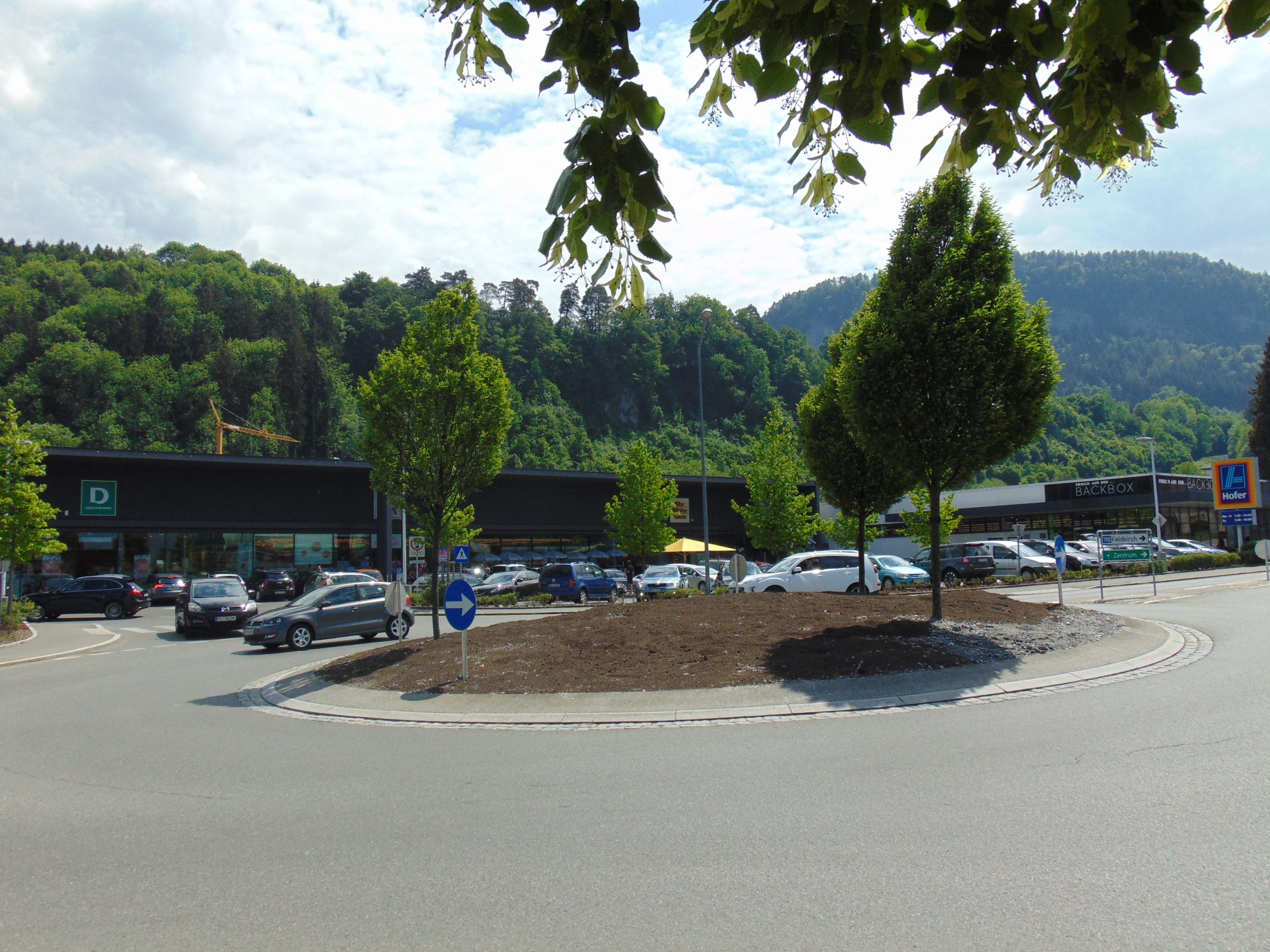 Auch am zweiten Götzner Kreisel entsteht eine Blumenwiese