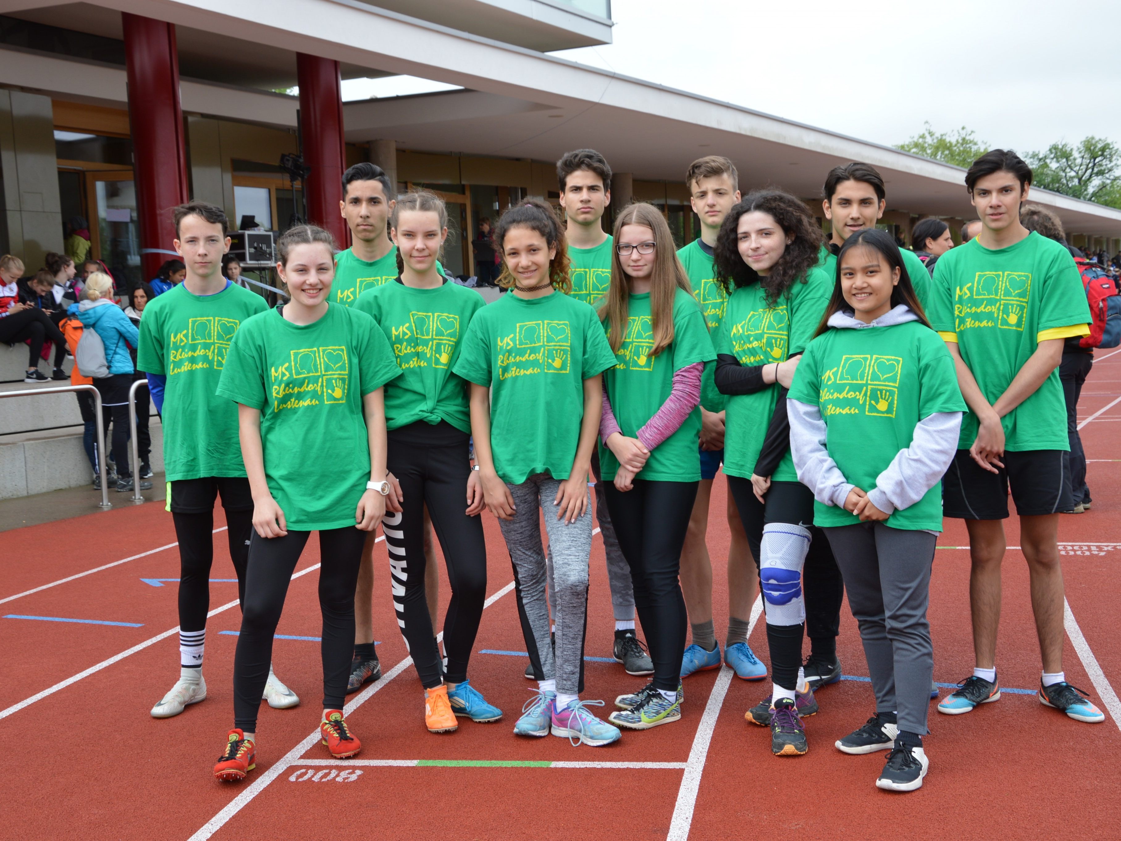 Die MS Lustenau-Rheindorf richtete die Schul-Olympics-Leichtathletik aus