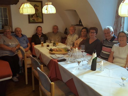 Jubilar Horst Burtscher feiert seinen 75iger!