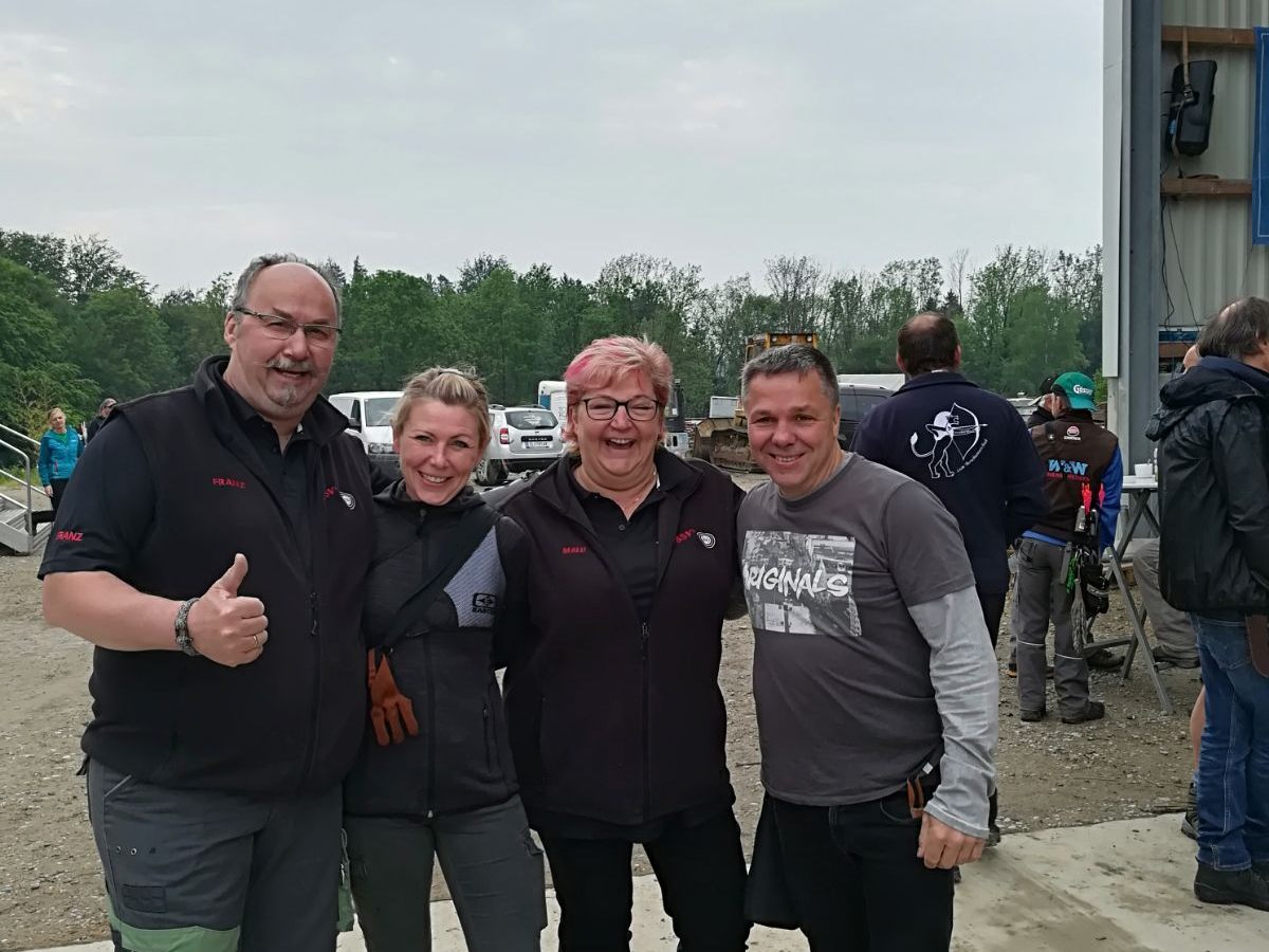 v.l.n.r. Franz, Edith, Malu, Wolfi