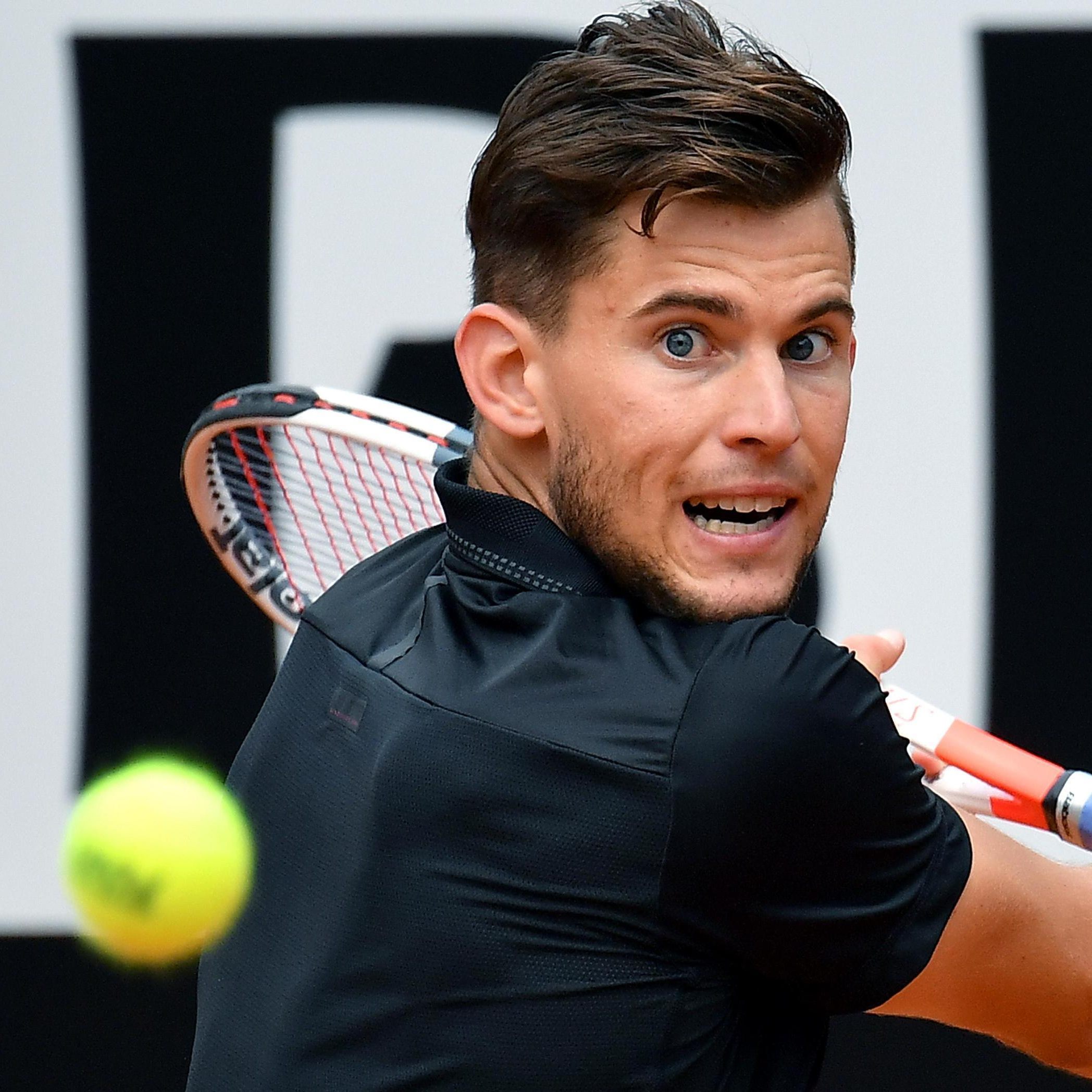 Dominic Thiem steht im Fanale des ATP-Turiniers in Lyon.
