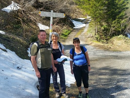 Wegpaten Willi Mungenast, Elfriede Brunner, Brunhilde Neyer