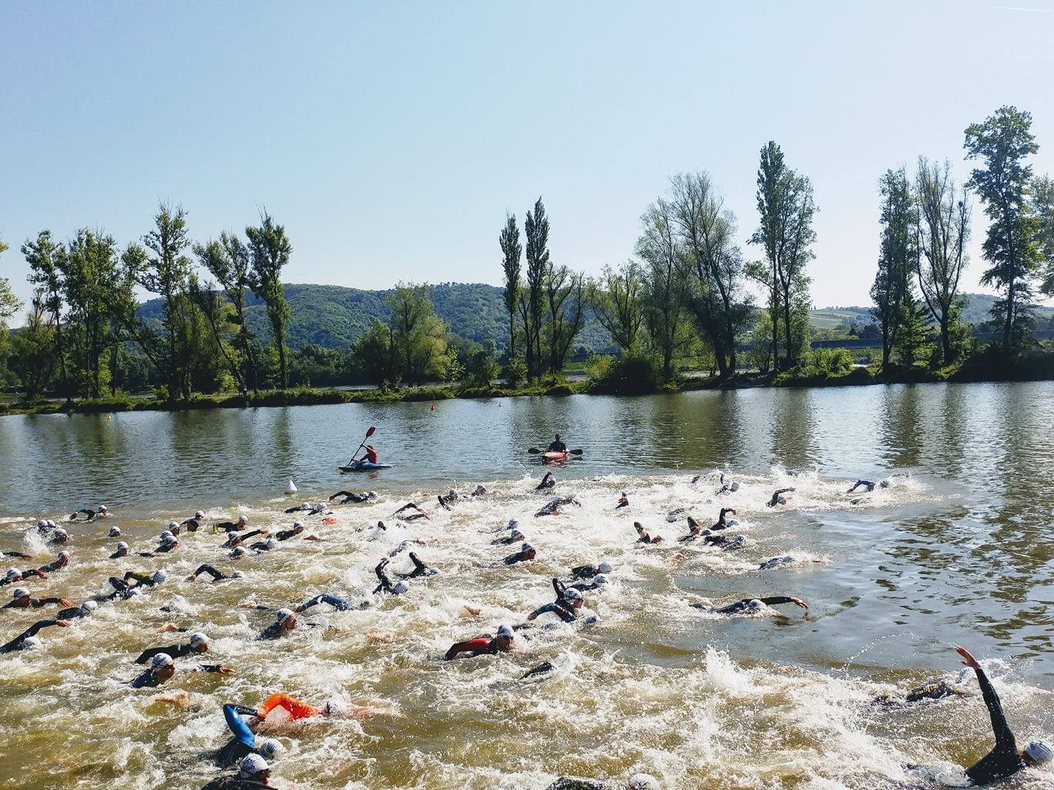 In Klosterneuburg findet am Wochenende ein Triathlon statt.