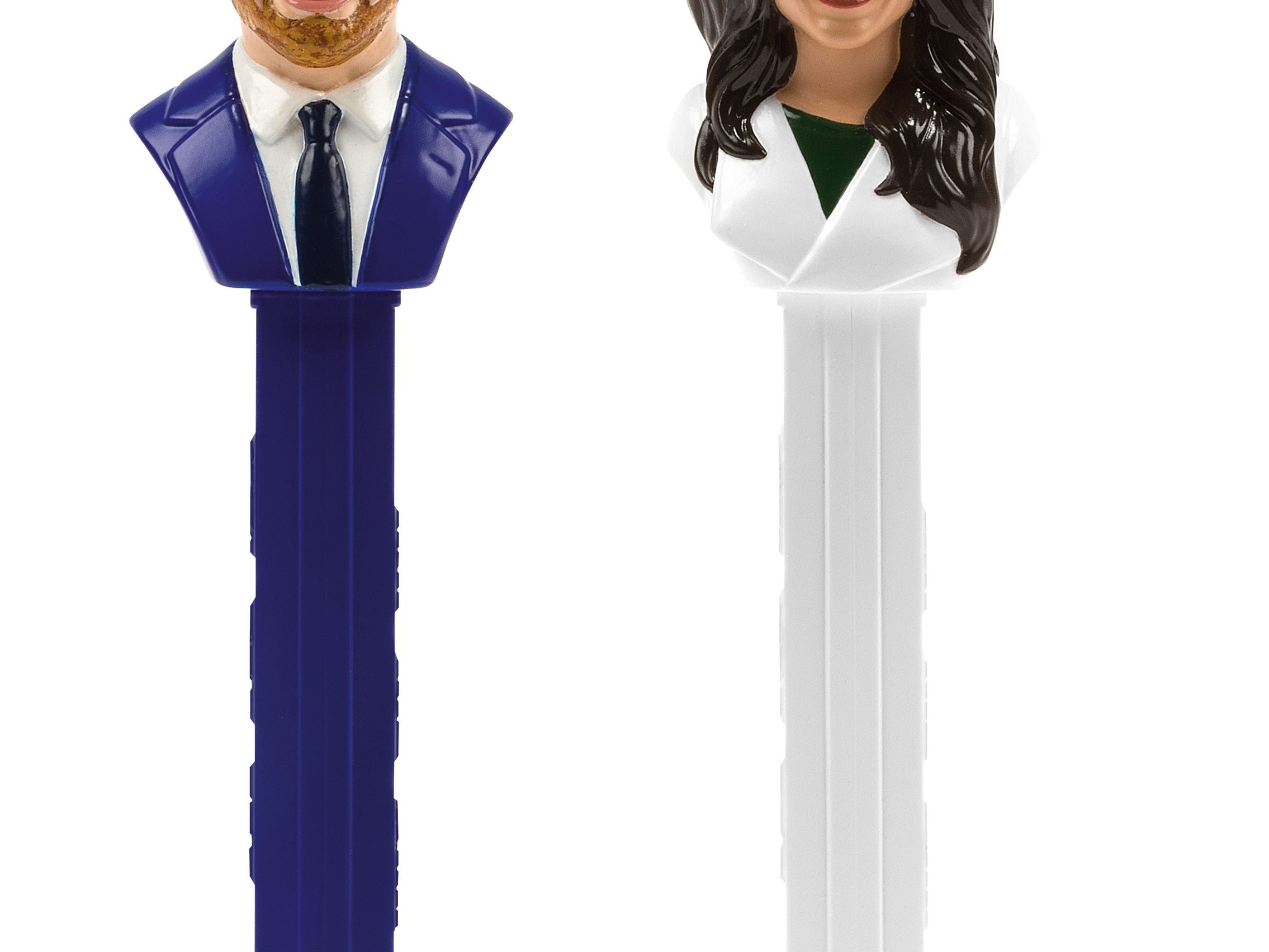 Prinz Harry und Meghan Markle sind als PEZ-Spender ersteigbar. Prinz Harry und Meghan Markle sind als PEZ-Spender ersteigbar.