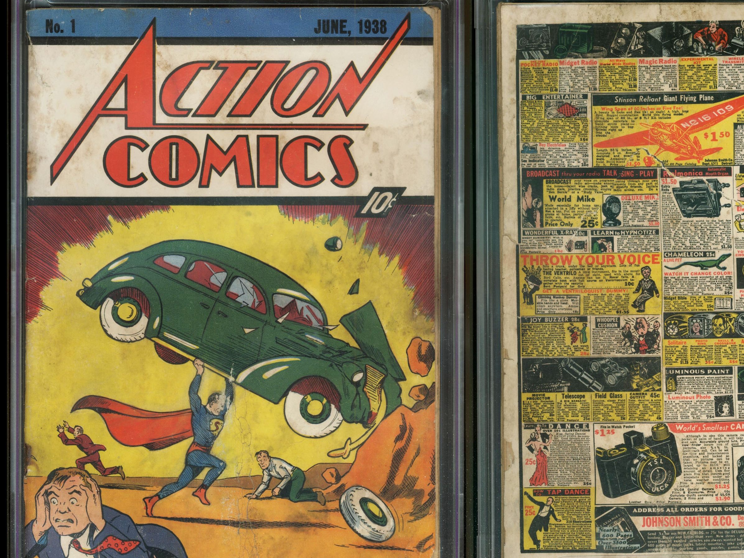 Am 1 Juni 1938 erscheint da erste "Superman"-Comic von Jerry Siegel und Joe Shuster. Am 1 Juni 1938 erscheint da erste "Superman"-Comic von Jerry Siegel und Joe Shuster.