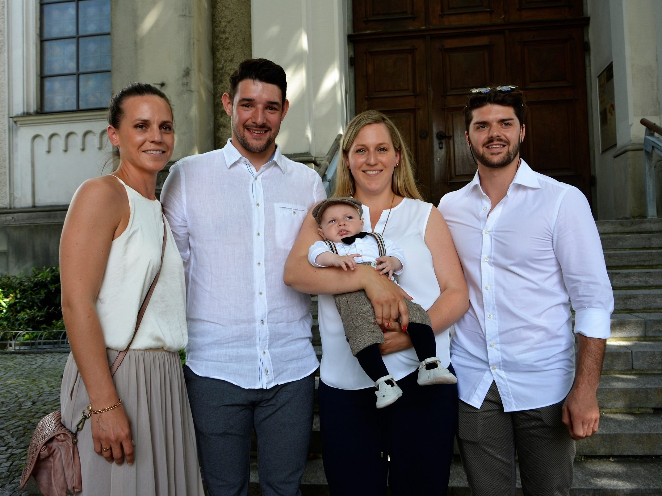 Taufe von Linus Stefan Huber am 27. Mai im Hatlerdorf.