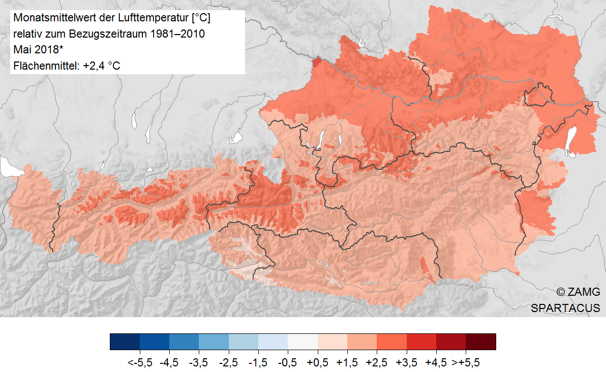 Temperatur im Mai