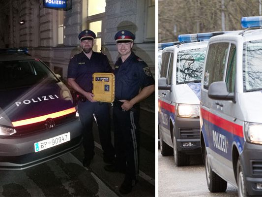 Die Polizei konnte am Montag zwei Leben retten. Die Polizei konnte am Montag zwei Leben retten.