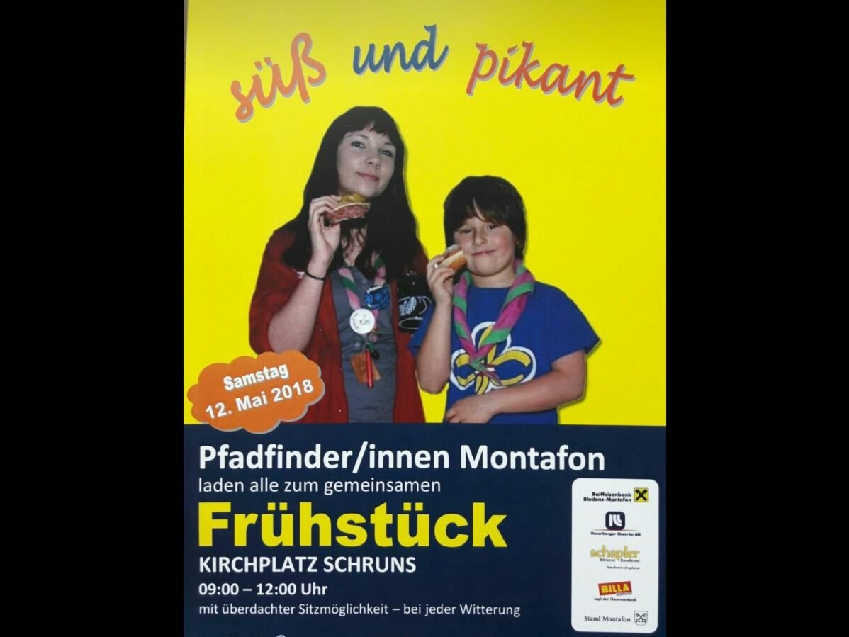 Frühstück der Pfadfindergruppe Montafon