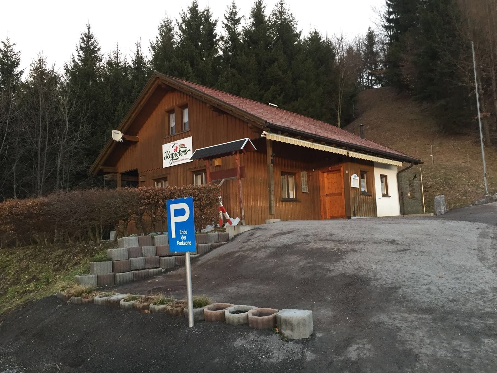 Die Gemeinde Fraxern sucht einen neuen Pächter für die Jausenstation "Kapieters".