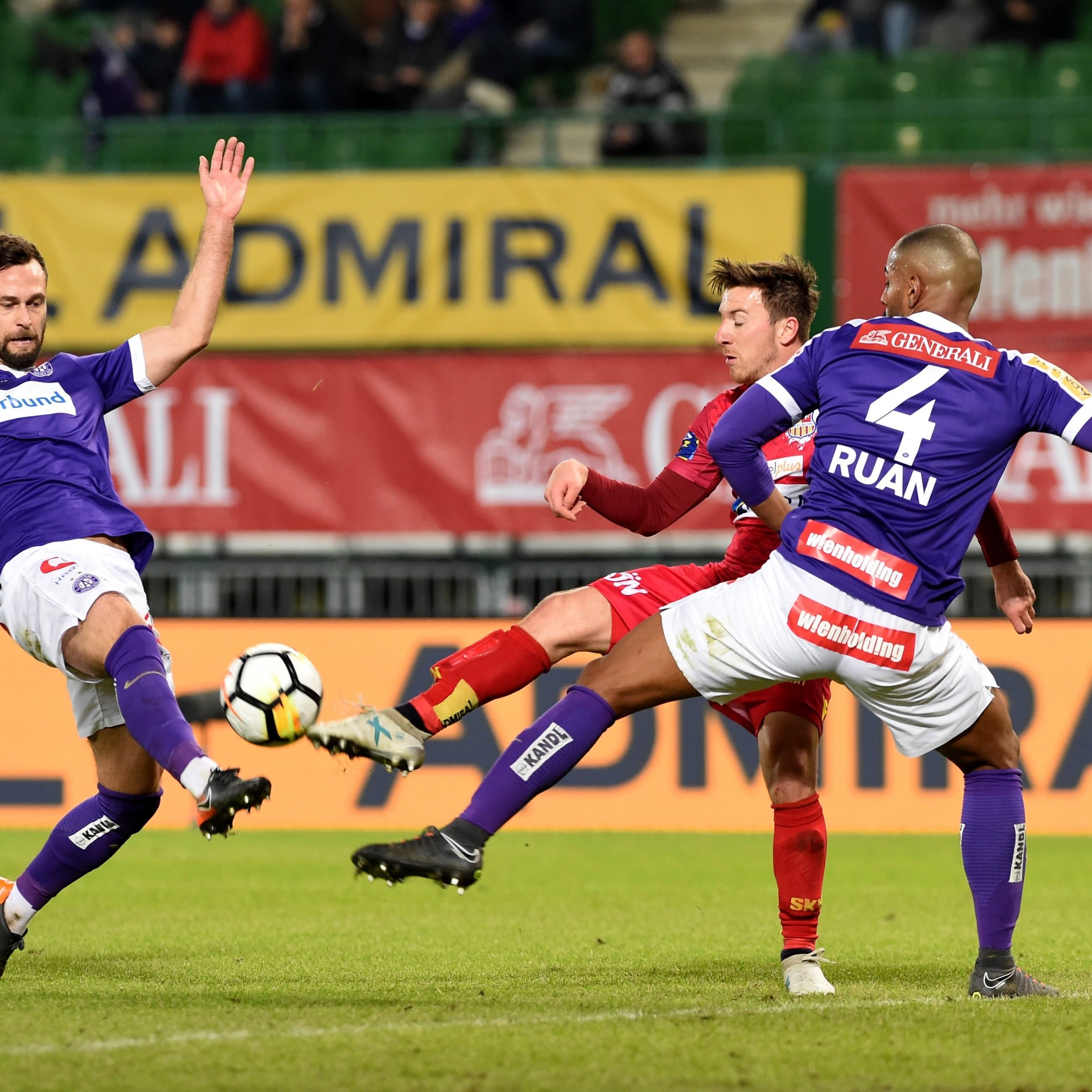 LIVE-Ticker zum Spiel SKN St. Pölten gegen Austria Wien ab 16.30 Uhr.